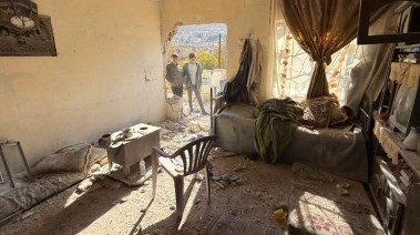  موقع عملية عسكرية إسرائيلية في قرية بيت جن جنوب سوريا