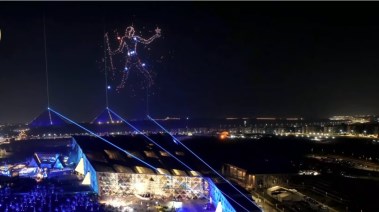  عروض سماوية في افتتاح المتحف المصري الكبير