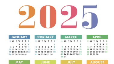 الإجازات الرسمية المتبقية في 2025