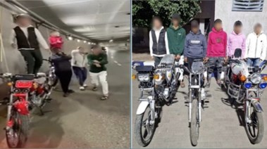 المتهمون في واقعة الرقص في النفق بالشرقية