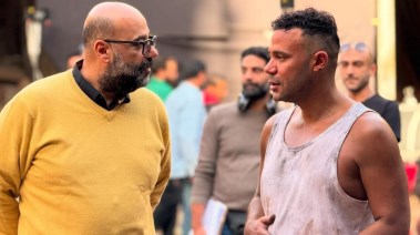 الفنان محمد إمام في تصوير الكينج 