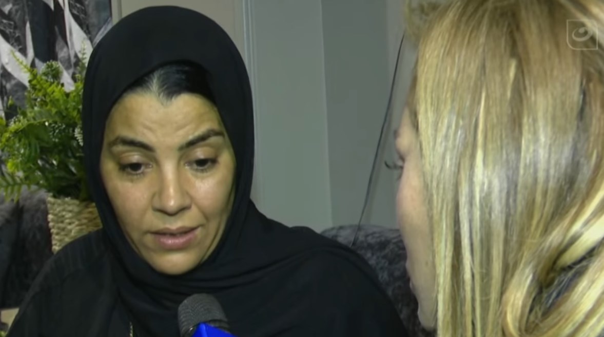 سامية كامل والدة الطفلة أيسل