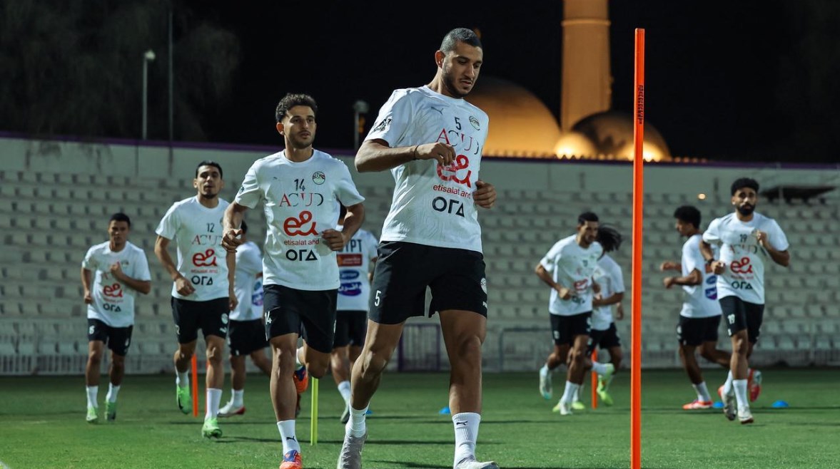 تدريبات قوية للفراعنة استعدادا للقاء أوزبكستان