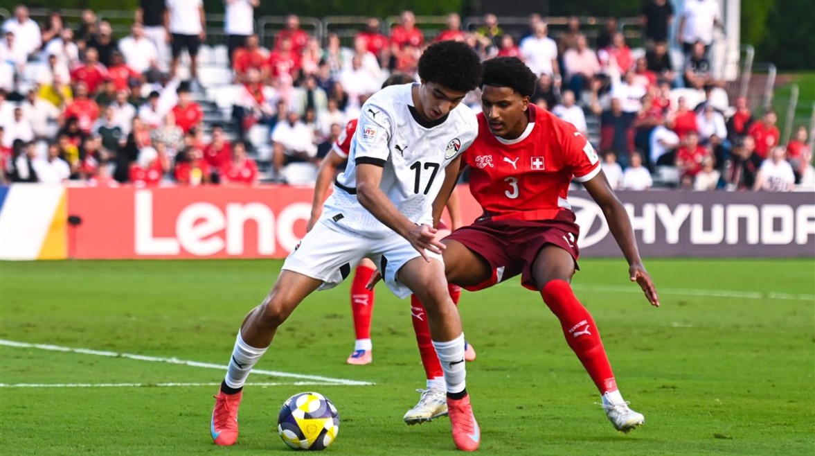 سويسرا تتقدم على الفراعنة الصغار بهدفين