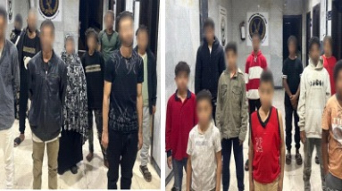 المتهمون والأطفال المتهمون والأطفال