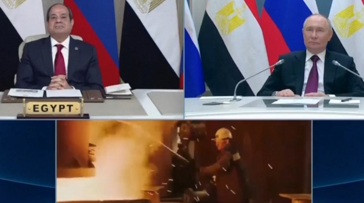 الرئيس السيسي ونظيره فلاديمير بوتين