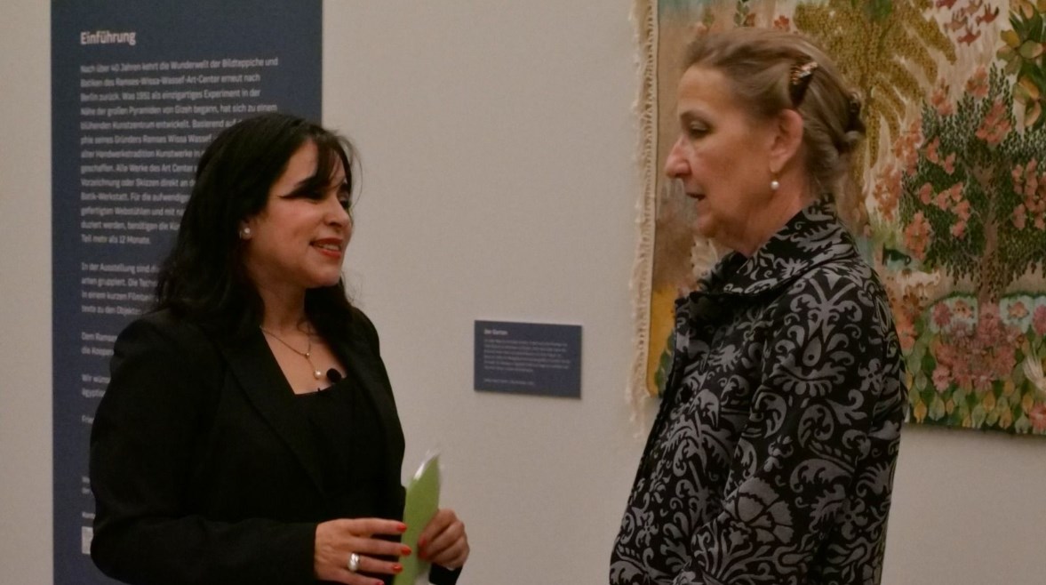 مديرة المتحف المصري في برلين، بروفيسورة فريدريكه زايفريد خلال حوارها على قناة النيل الثقافية