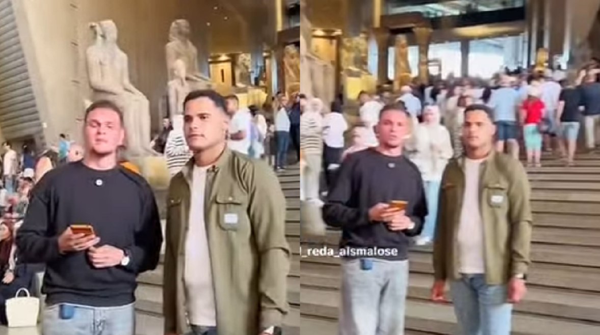 مقتطف من الفيديو الذي نشره الشاب