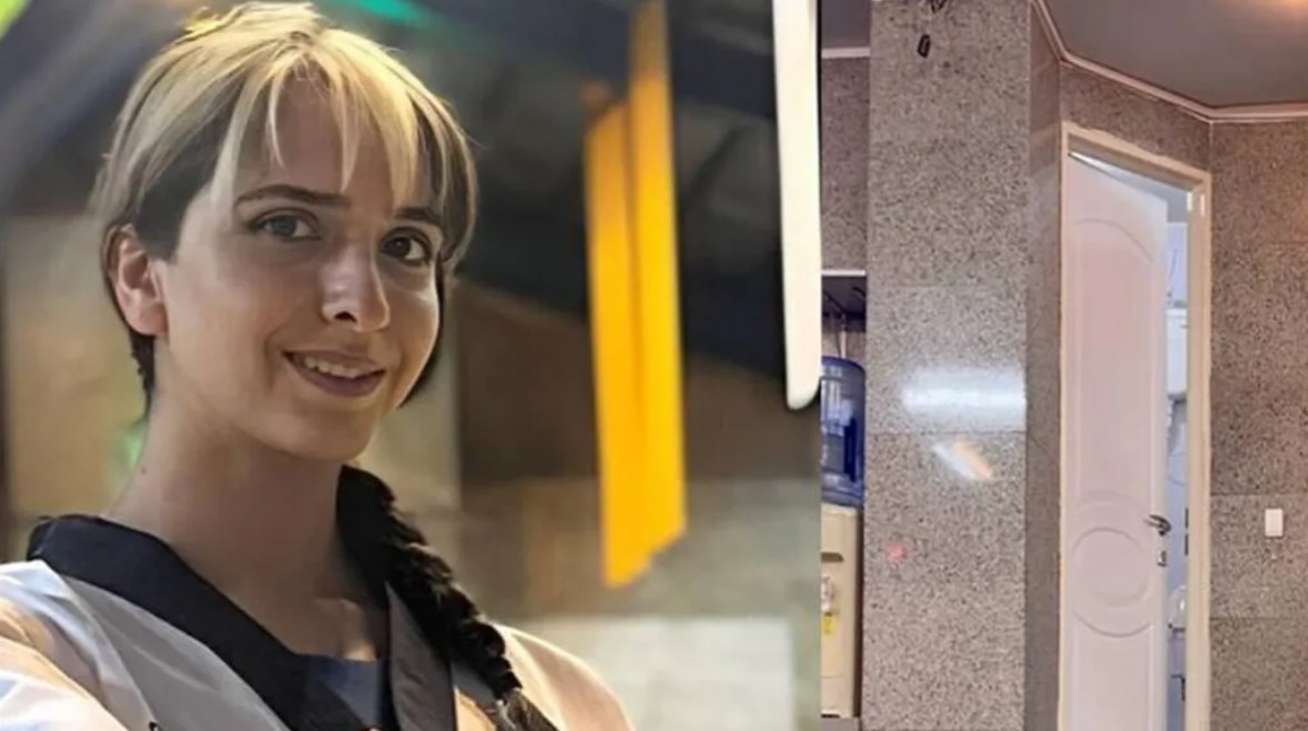 هانية شريعتي لاعبة الجمباز الإيرانية 