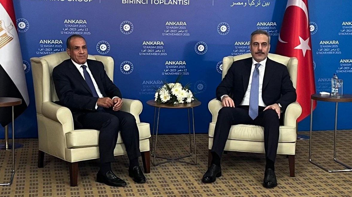 وزير الخارجية والهجرة بدر عبدالعاطي، ونظيره التركي هاكان فيدان