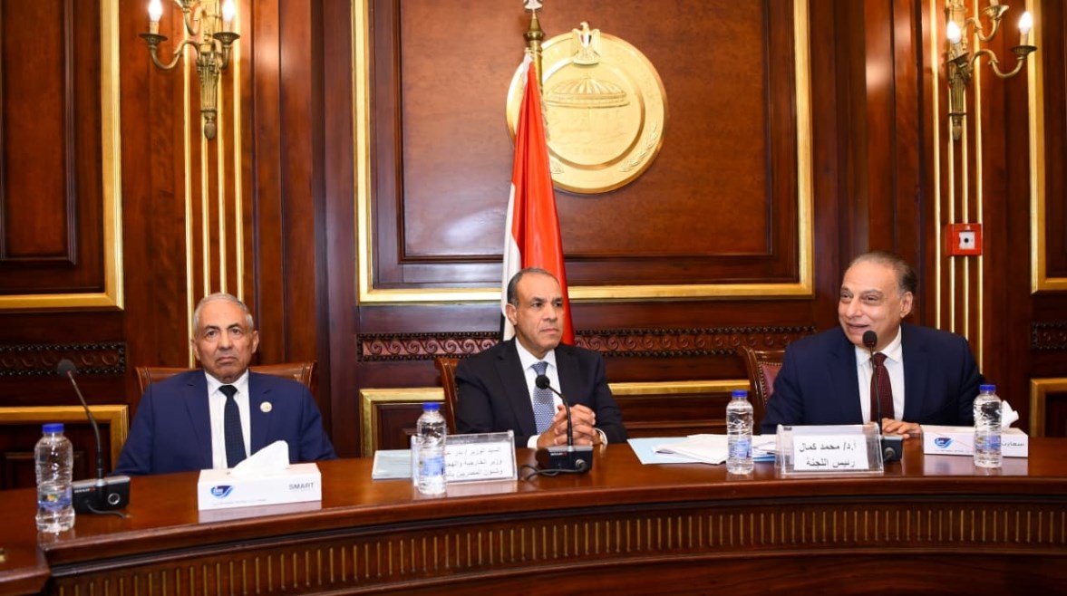  وزير الخارجية يلتقي مع لجنة العلاقات الخارجية والعربية والأفريقية بمجلس الشيوخ