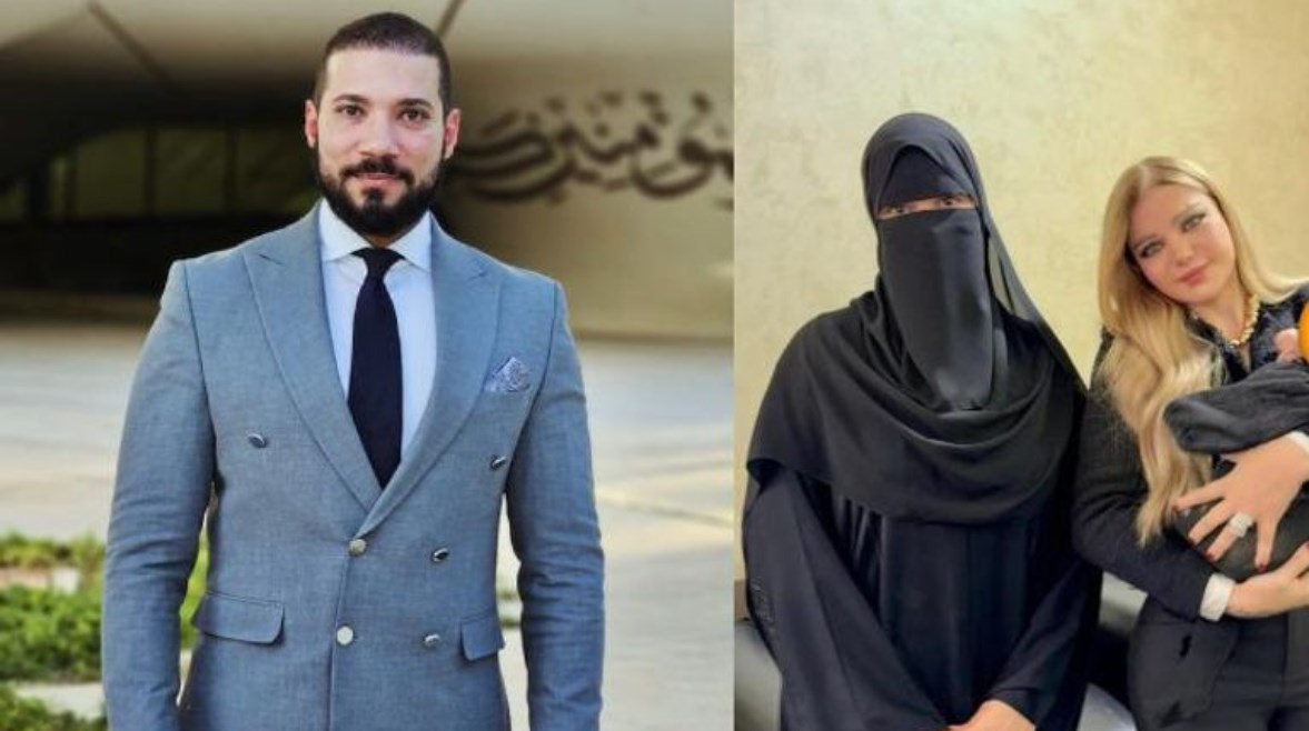 عبد الله رشدي وياسمين الخطيب وزوجته أمنية حجازي