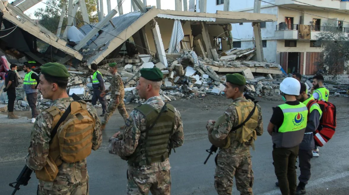 موقع قصف إسرائيلي في جنوب لبنان