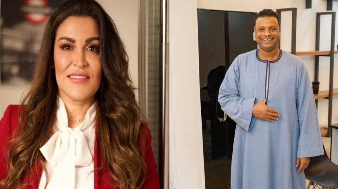 الحاج الضوى والإعلامية سمر فوده  