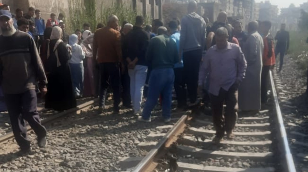 حادث مزلقان الكوبري العلوي في مدينة دمنهور