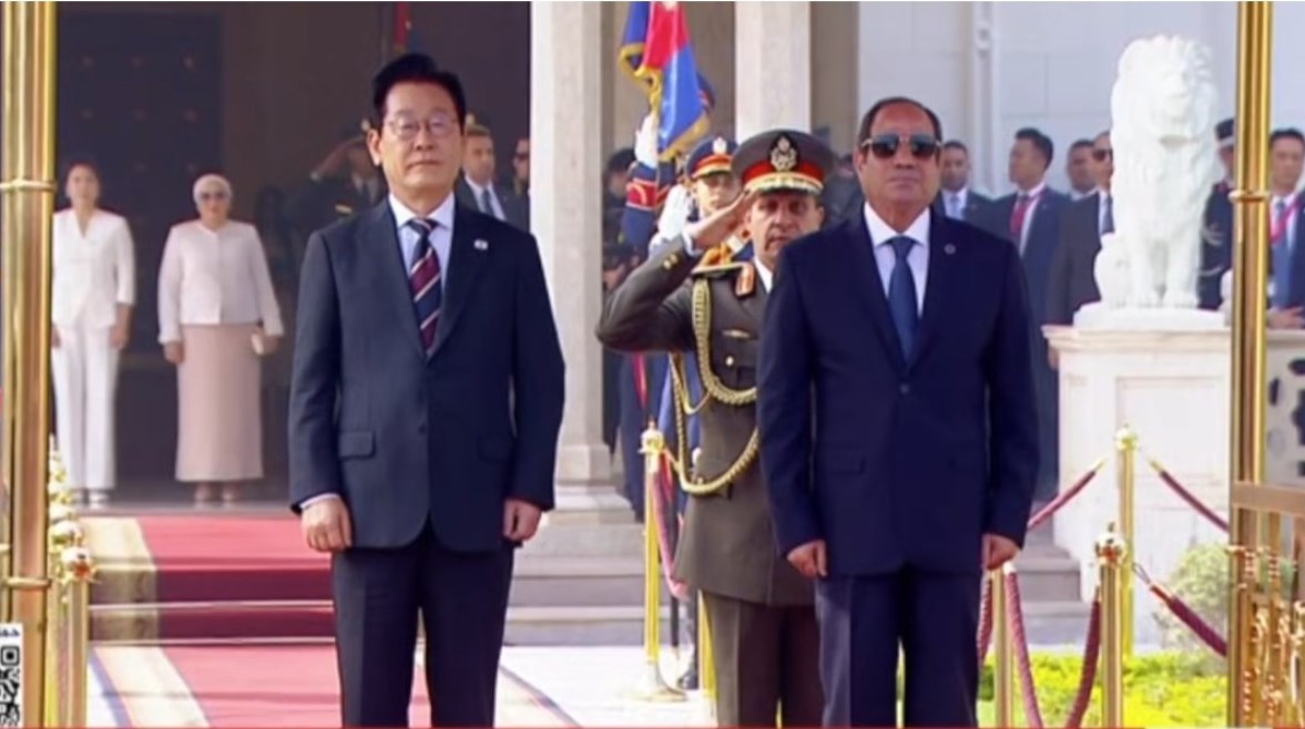 الرئيس عبدالفتاح السيسي ورئيس كوريا الجنوبية، لى چاى ميونغ