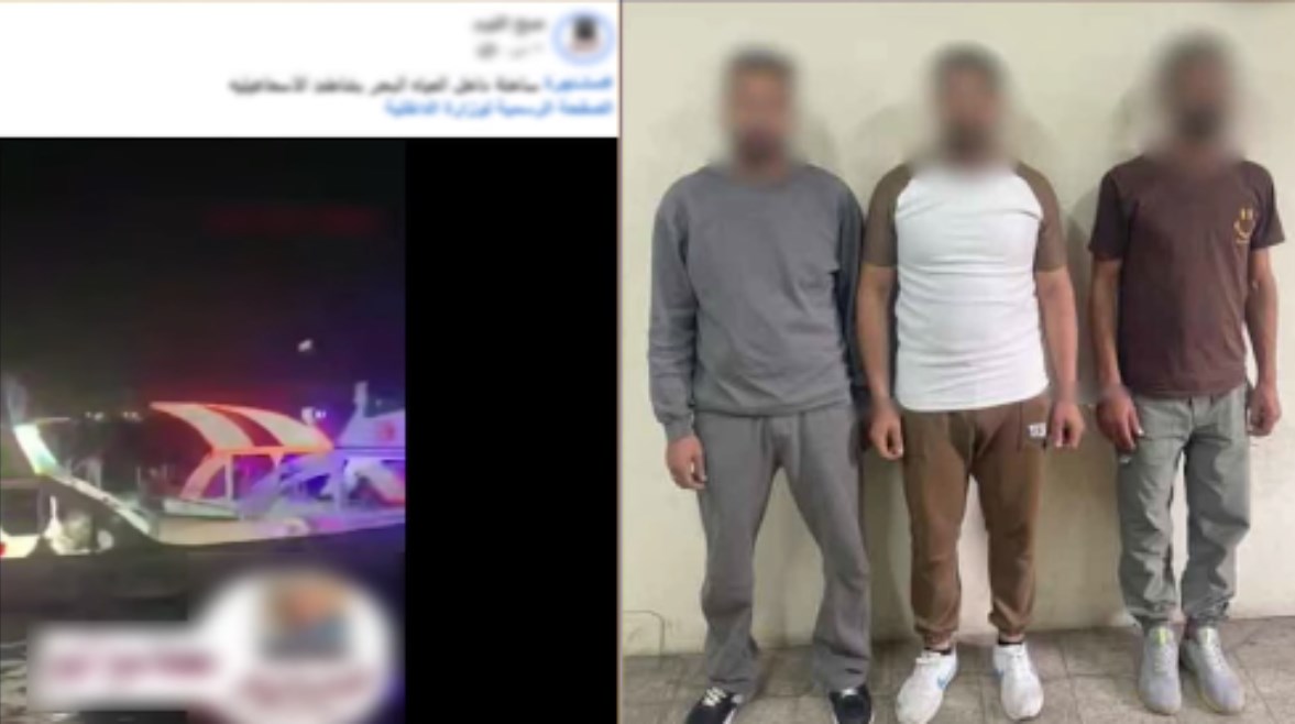 المتهمون وجانب من الواقعة