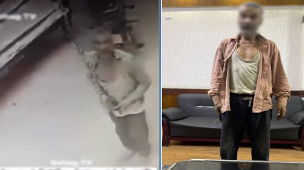 المتهم وجانب من الواقعة 