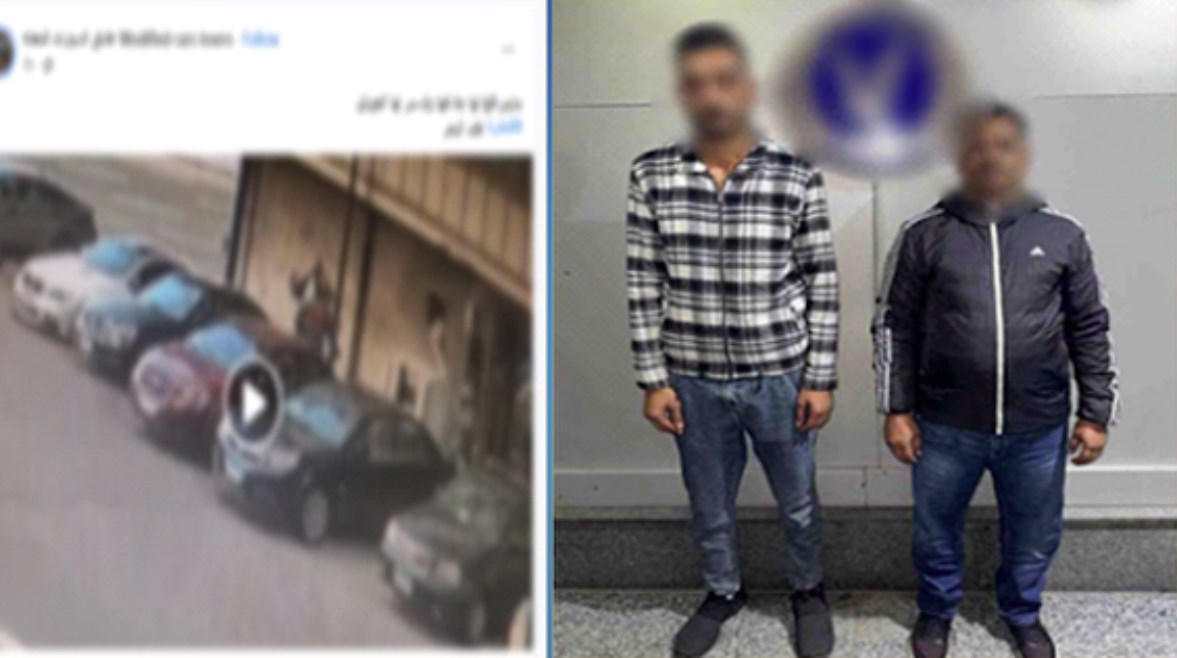 المتهمين وجانب من الواقعة