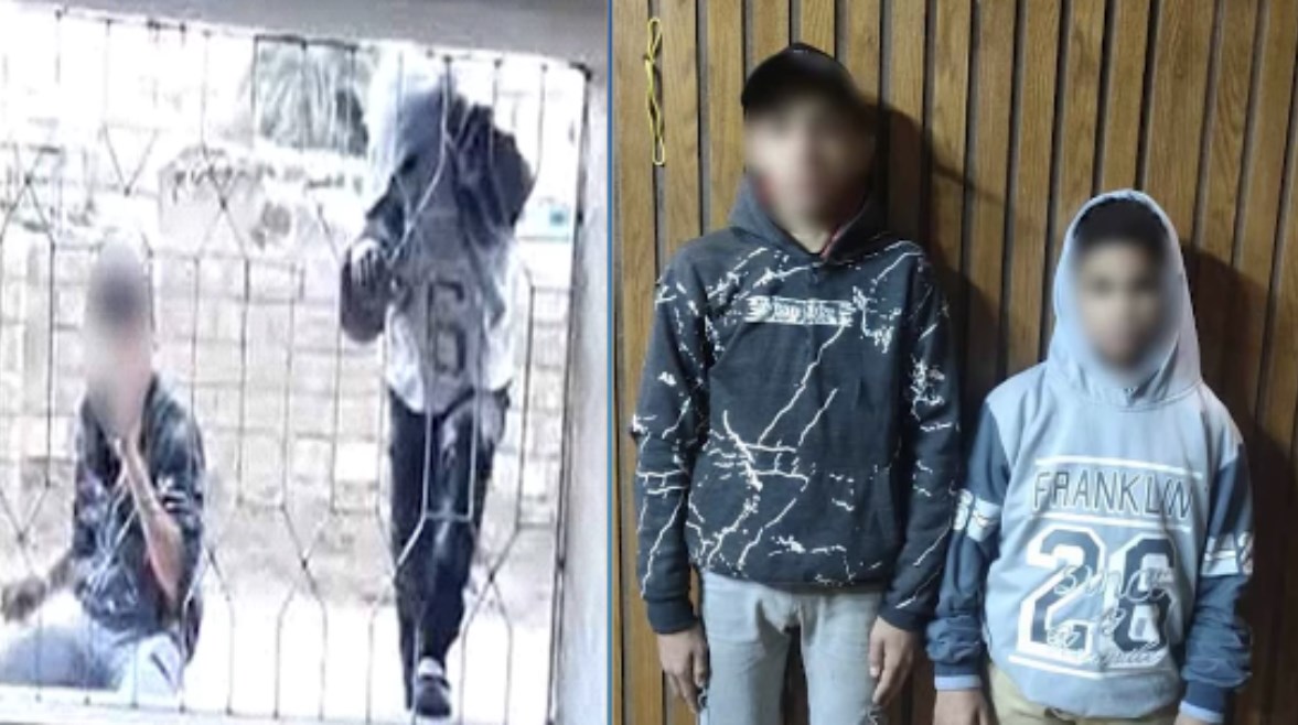 المتهمان وجانب من الواقعة