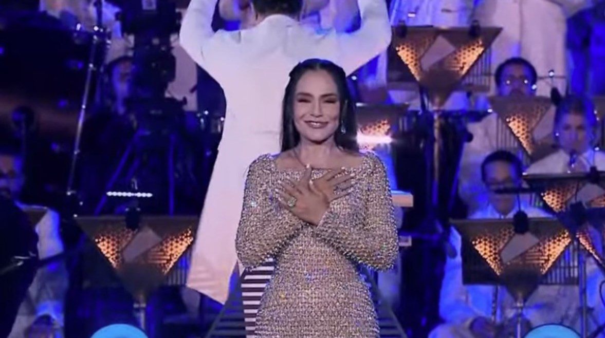 شريهان في حفل افتتاح المتحف المصري الكبير