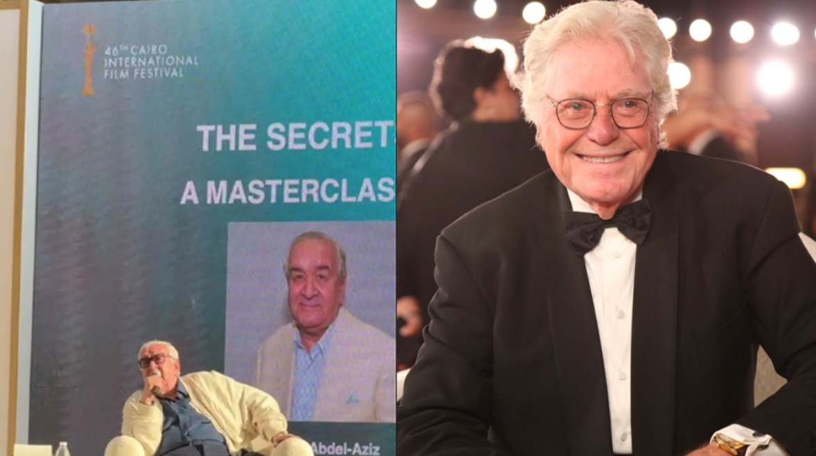 حسين فهمي والمخرج محمد عبد العزيز