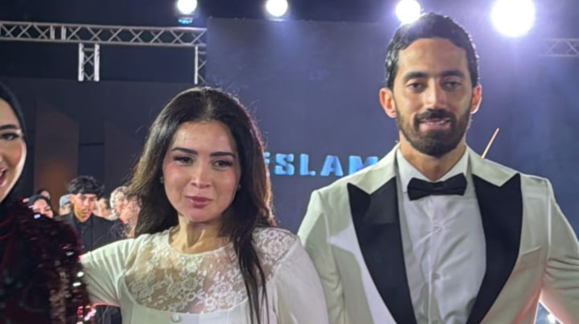 مي عز الدين وزوجها أحمد تيمور