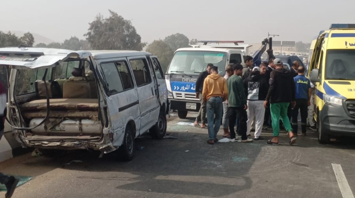 جانب من الحادث 