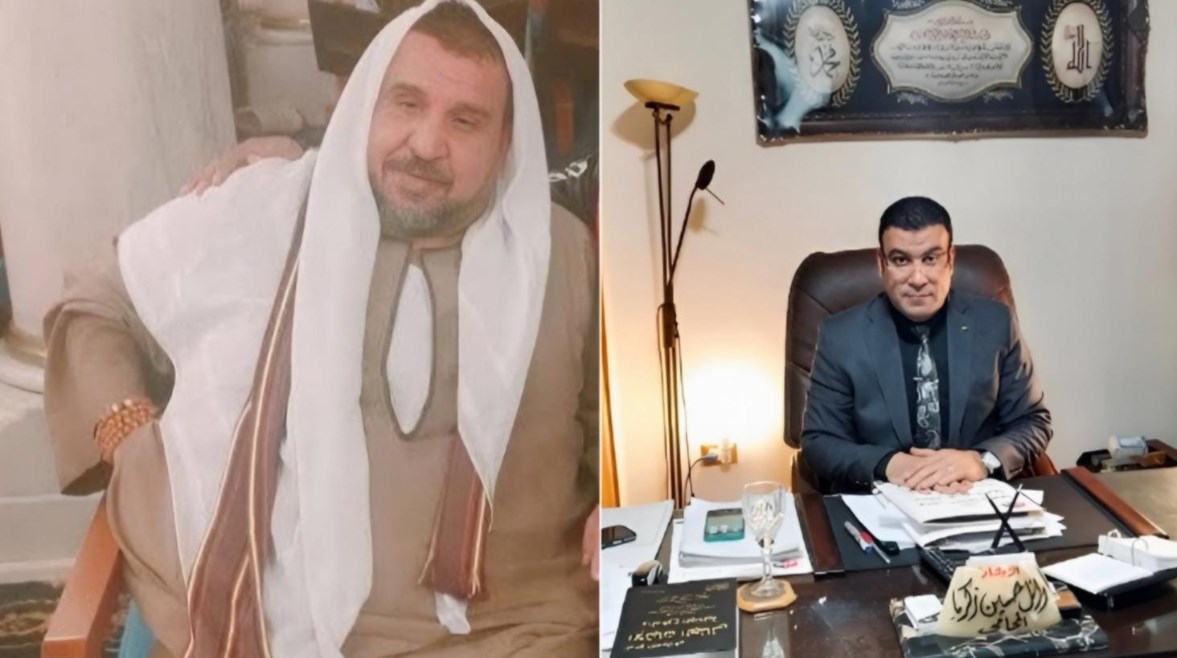 صاحب محل مكرونة أبو رجيلة والمحامي وائل حسين زكريا