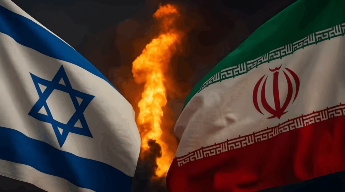 علم إيران وإسرائيل