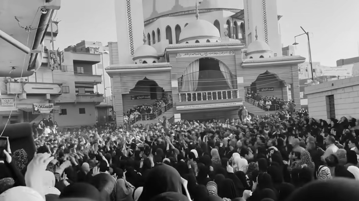 اثناء تشييع الجثامين 