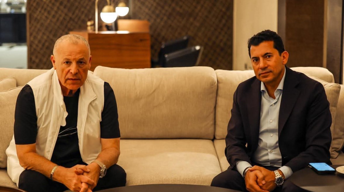 وزير الشباب والرياضة وهاني أبو ريدة 