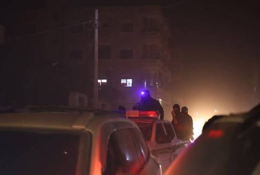 صورة نشرتها وزارة الداخلية قالت إنها من العملية ضد «داعش» في ريف إدلب