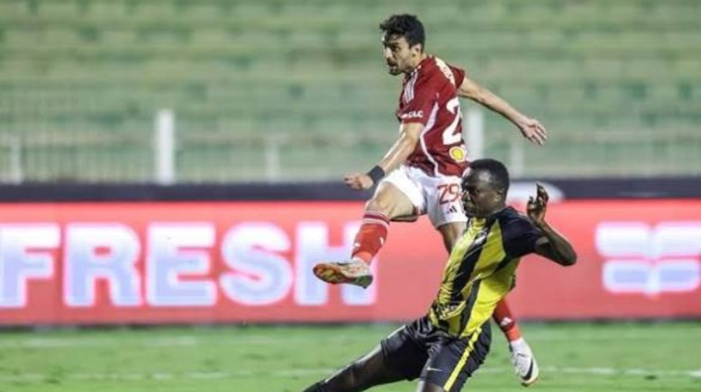 جانب من مباراة سابقة بين الأهلي والمقاولون العرب