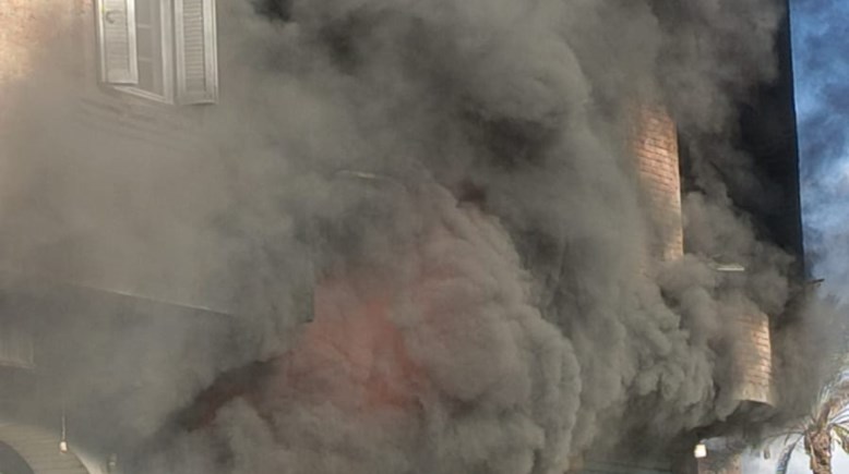 حريق هائل بمصنع خشب في الجيزة