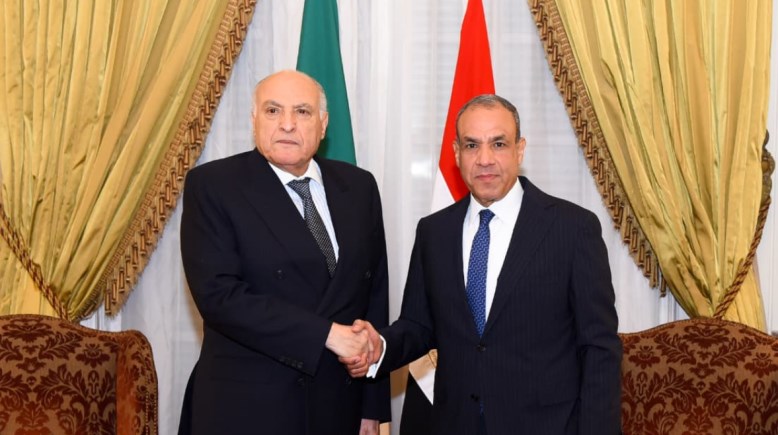 وزير الخارجية بدر عبدالعاطي ونظيره الجزائري