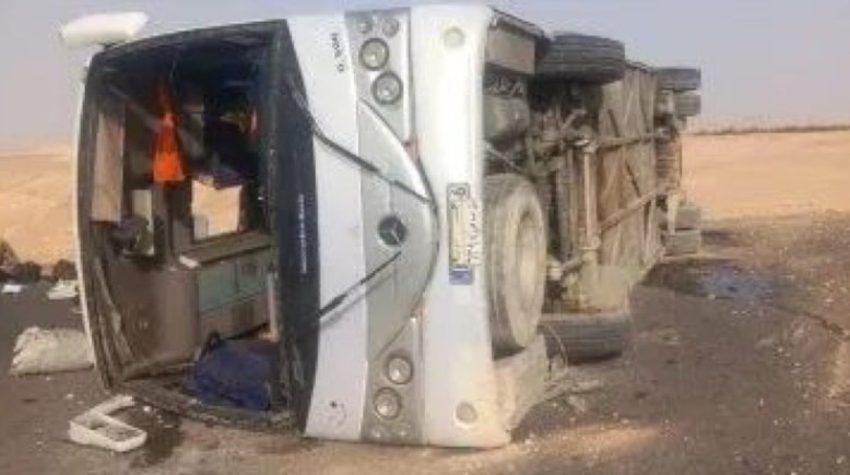 انقلاب أتوبيس ركاب