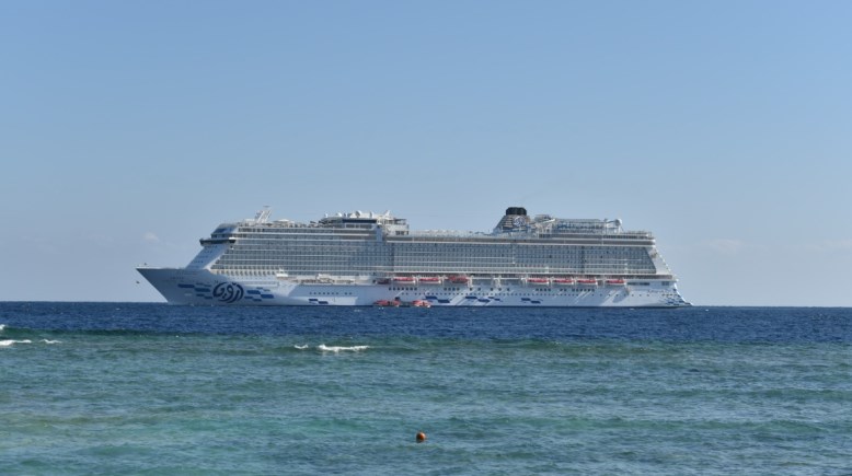 جانب من وصول السفينة 