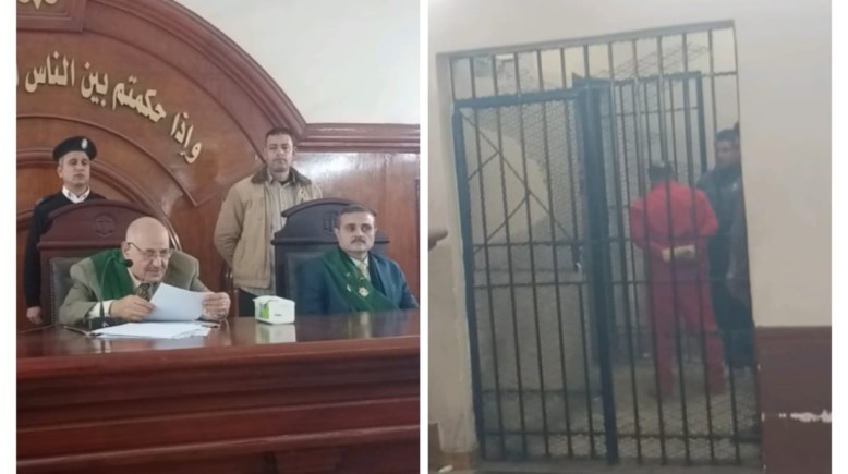 هيئة المحكمة أثناء جلسة الحكم على توربيني البحيرة