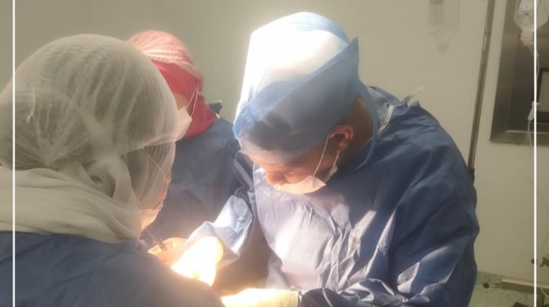 مستشفى العدوة تنجح في استئصال ورم خطير بالرحم والمبيضين