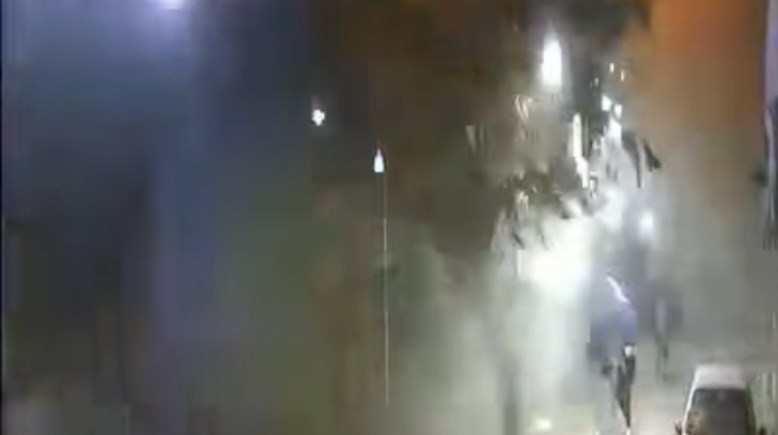 جانب من حادث انفجار ماسورة غاز بإمبابة