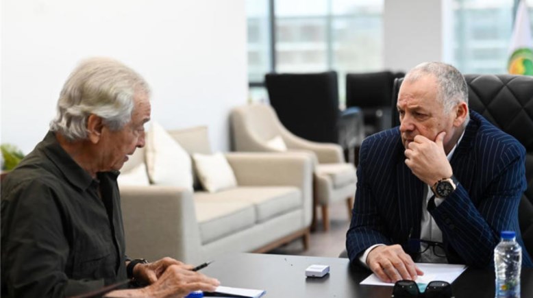 هاني أبو ريدة وحلمي طولان