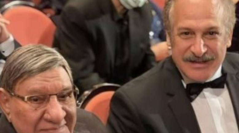 المخرج عمر زهران والمحاور الراحل مفيد فوزي