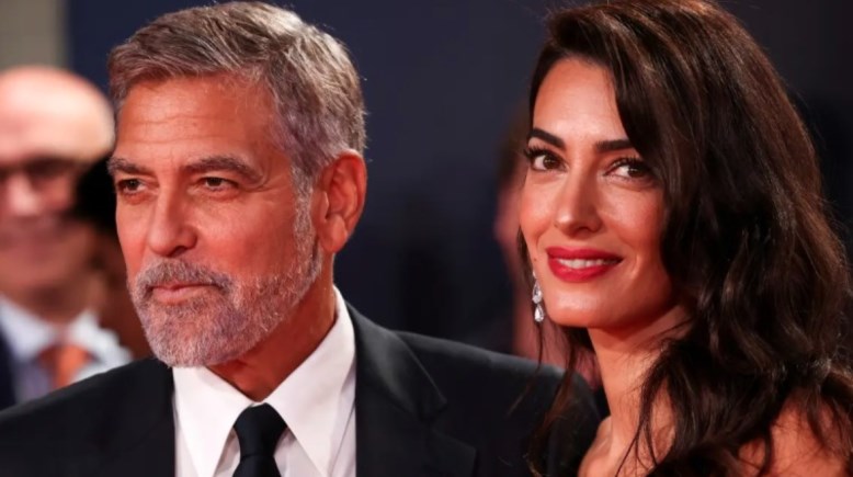 جورج كلوني وزوجته أمل علم الدين