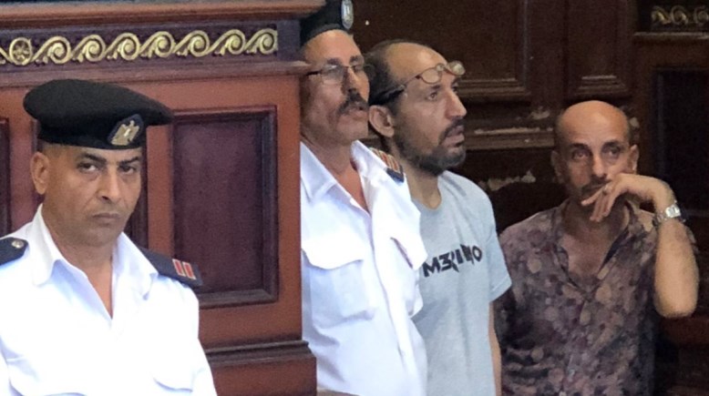 سفاح الإسكندرية اثناء المحاكمة