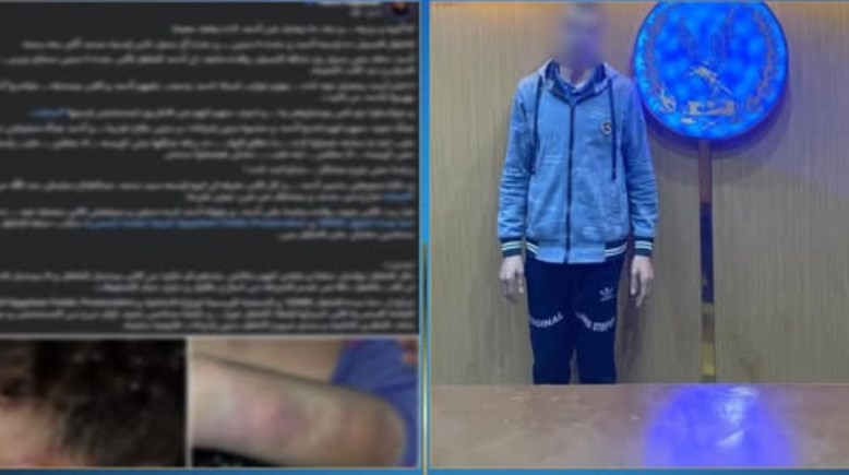 المتهم و جانب من الواقعة 