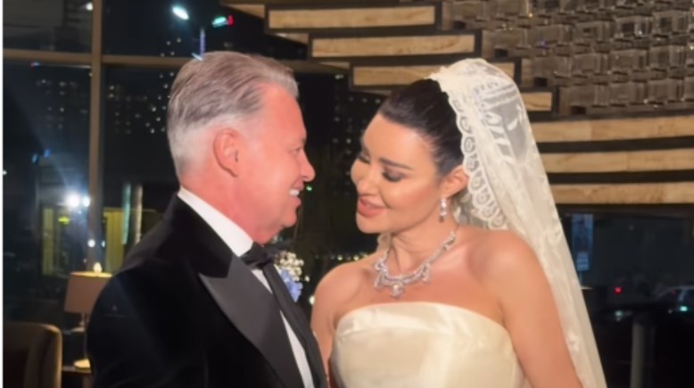 أروى جودة وزوجها جون باتيست