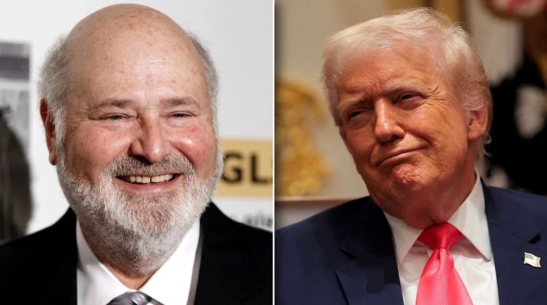 دونالد ترامب والمخرج ميشيل راينر