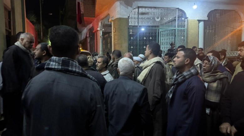 تشييع جنازة المستشارة سهام الأنصاري بقنا 