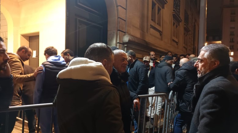 الجالية المصرية في باريس خلال جولة الإعادة لانتخابات مجلس النواب